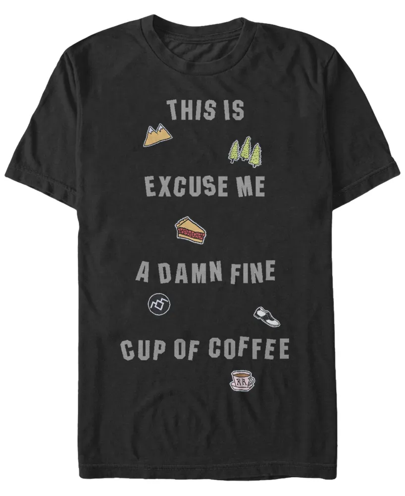 Twin Peaks Men's Excuse Me Short Sleeve T-Shirt