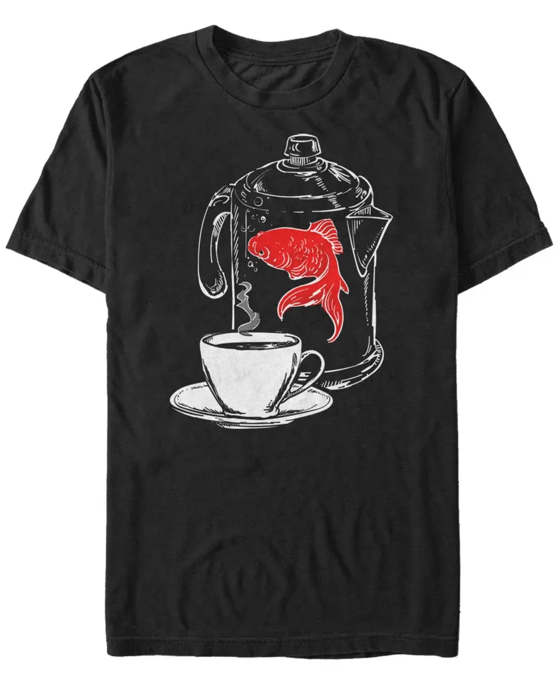 Twin Peaks Men's Fish The Percolator Short Sleeve T-Shirt