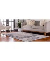 Bayshore Home Odette Ode1 Dark Blue Area Rug Collection