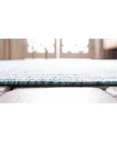 Bayshore Home Pashio Pas8 Light Aqua Area Rug Collection