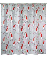 Avanti Gnome Walk Holiday Printed Shower Curtain, 72" x 72"