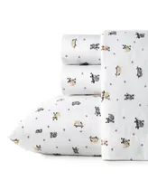 Poppy & Fritz Skateboarding Bulldogs Queen Sheet Set