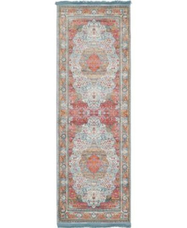 Bayshore Home Kenna Ken2 Light Blue Area Rug Collection