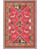 Bayshore Home Arcata Arc7 Pink Area Rug Collection