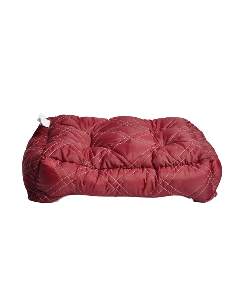 Happycare Textiles All Season Reversible Pet Bolster Pet Bed, Medium Size