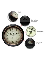 Infinity Instruments Round Wall Clock