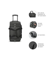 Solo New York Leroy Carry-On Rolling Duffel Bag