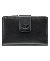 Mancini Equestrian-2 Collection Rfid Secure Medium Clutch Wallet