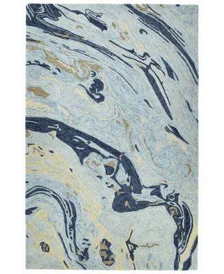 Kaleen Marble MBL01-17 Blue 8' x 11' Area Rug