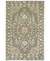 Kaleen Herrera HRA08-75 Gray 5'6" x 8'6" Area Rug