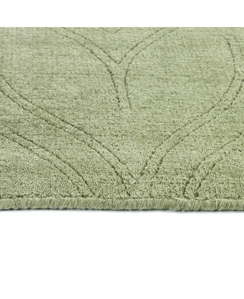 Kaleen Minkah MKH01-23 Olive 5' x 7' Outdoor Area Rug