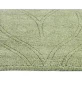 Kaleen Minkah MKH01-23 Olive 5' x 7' Outdoor Area Rug