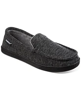 Isotoner Men's Preston Heather Knit Moccasin Slippers