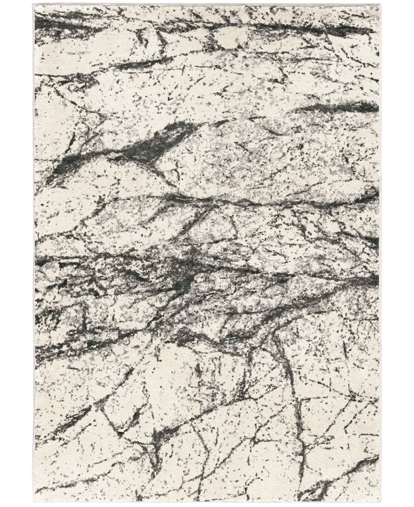 Orian Riverstone Marble Hill Natural 6'7" x 9'6" Area Rug