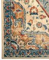 Orian Alexandria King Fisher Pale Blue Rug