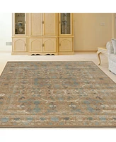 Closeout! Km Home 3564/0010/Beige Cantu Beige 3'3" x 4'11" Area Rug