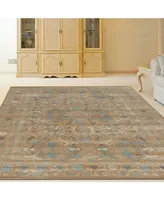 Closeout! Km Home 3564/0012/Beige Cantu Beige 7'10" x 10'6" Area Rug