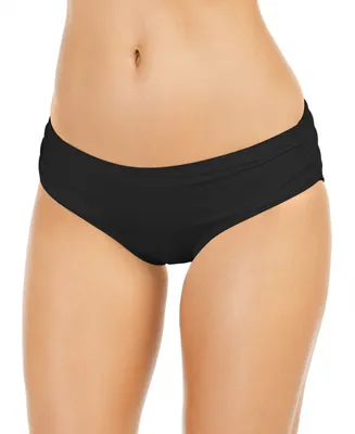 Michael Kors Shirred Bikini Bottoms