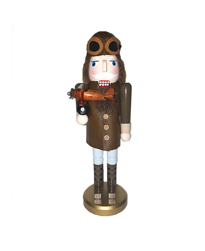 Santa's Workshop 13.5" Aviator Nutcracker