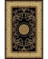 Closeout Km Home Navelli 1427 Black Area Rug Collection