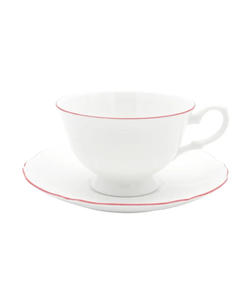 Twig New York Amelie Roseate Rim Cup Saucer