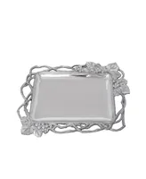 Arthur Court Designs Aluminum Grape Open Vine Rectangle Tray