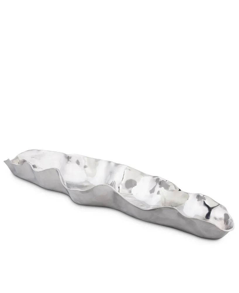 Arthur Court Carmel Collection Signature Aluminum Baguette Bread Tray