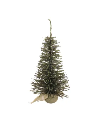Northlight 3' Warsaw Twig Artificial Christmas Tree with Burlap Base - Unlit