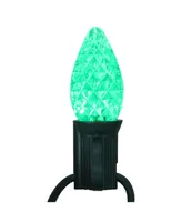 Northlight Pack of 25 Faceted C7 Led Multi-Color Christmas Replacement Bulbs