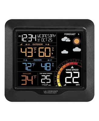 La Crosse Technology 327-1417 Color Wind Speed Weather Station with Wind and Outdoor Sensor