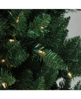 Northlight 6.5' Pre-Lit Montana Pine Artificial Christmas Tree - Clear Lights