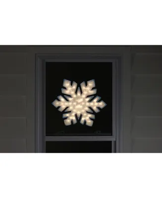Northlight 20" Lighted Snowflake Christmas Window Silhouette Decoration