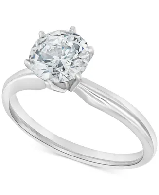 Diamond Solitaire Engagement Ring (2 ct. t.w.) in 14k White or Yellow Gold