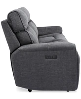 Closeout! Hutchenson 2-Pc. Fabric Sectional with 2 Power Headrests