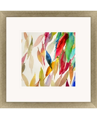 Paragon Fallen Colorful Leaves Ii Framed Wall Art, 43" x 43"