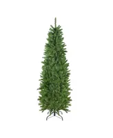 Northlight 7.5' White River Fir Artificial Pencil Christmas Tree - Unlit