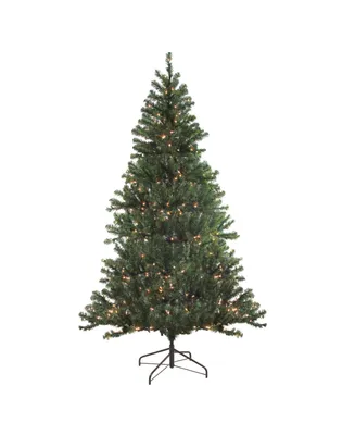 Northlight 7' Pre-Lit Balsam Pine Artificial Christmas Tree - Clear Lights