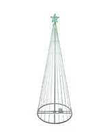 Northlight 12' Green Led Lighted Show Cone Christmas Tree Outdoor Decoration