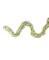 Northlight 12' Starburst Iridescent and Gold Christmas Tinsel Garland - Unlit