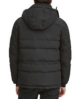 Marc New York Men's Huxley Crinkle Down Jacket with Removable Hood