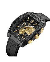 Jbw Men's Echelon Diamond (1/4 ct. t.w.) Watch in Black Ion-plated Stainless Steel 41mm