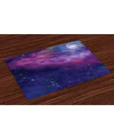 Ambesonne Outer Space Place Mats, Set of 4