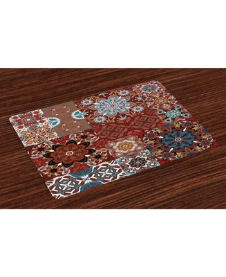 Ambesonne Victorian Place Mats, Set of 4