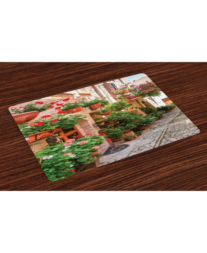 Ambesonne Italian Place Mats