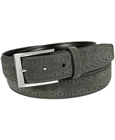 Florsheim Lucky Brogue Suede Belt