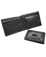 Men's Mancini Boulder Collection Rfid Secure Wallet with Removable Passcase and Coin Pocket