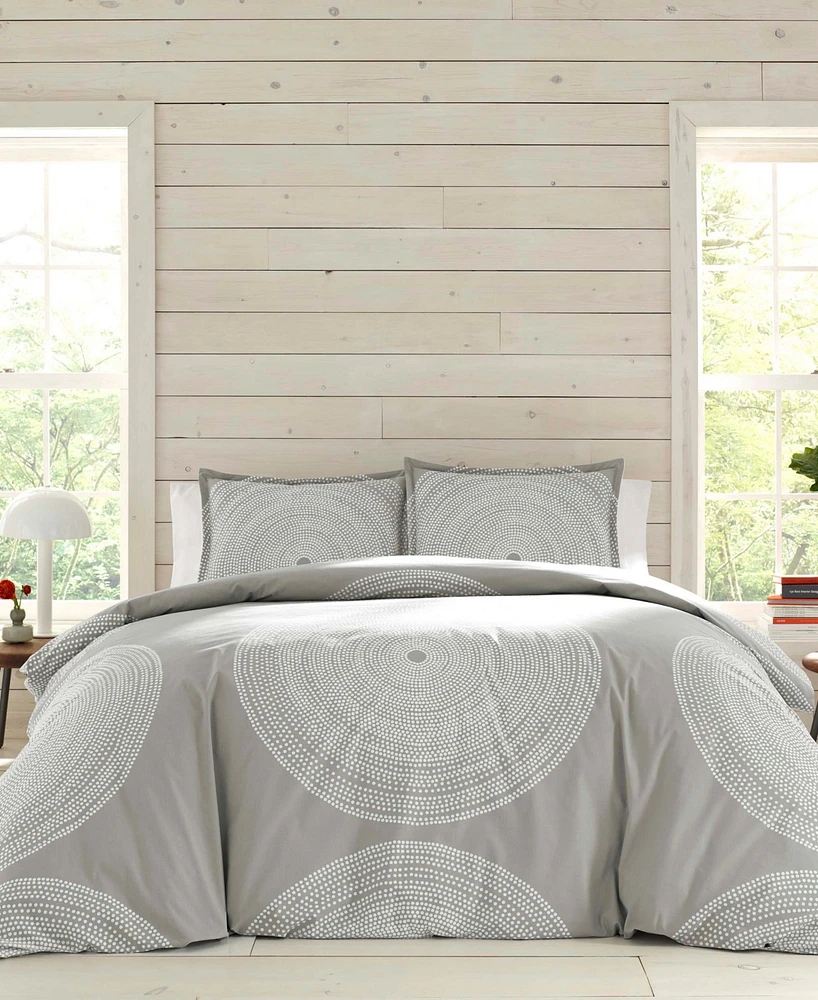 Marimekko Fokus Cotton Reversible 3 Piece Comforter Set, King