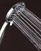 AquaDance 28-inch Drill-Free Stainless Steel Slide Bar Combo Shower Head
