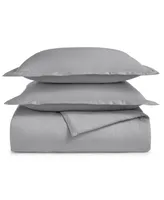 Charter Club Damask 550 Thread Count 100% Cotton 3-Pc. Duvet Cover Set, Full/Queen, Created for Macy's