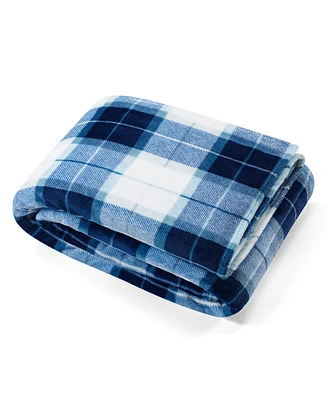 Nautica Plaid Ultra Soft Plush Blanket